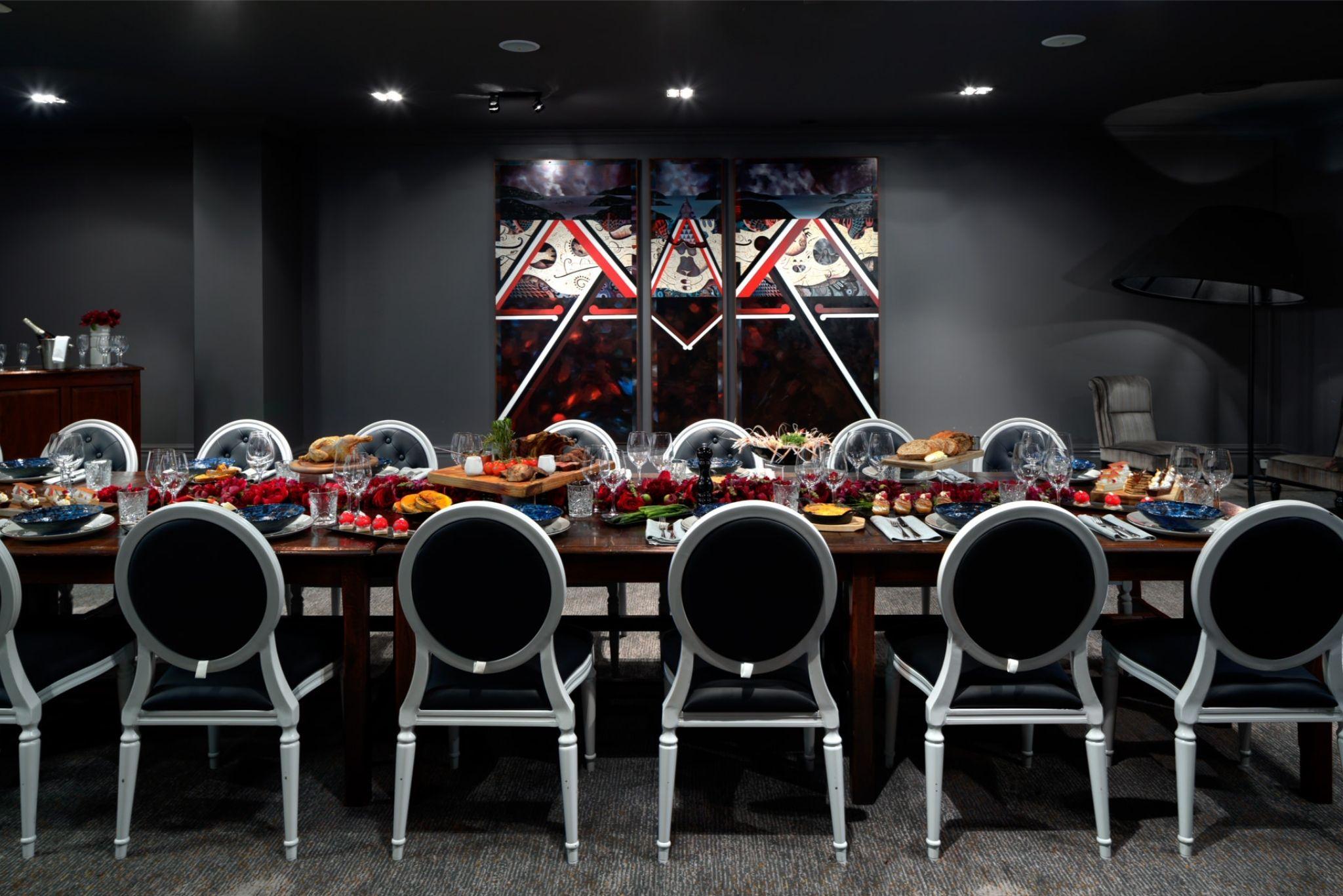 Museum Apartment Hotel, Independent Collection By Evt Wellington Exteriér fotografie The dining room at the 2012 Olympic Village