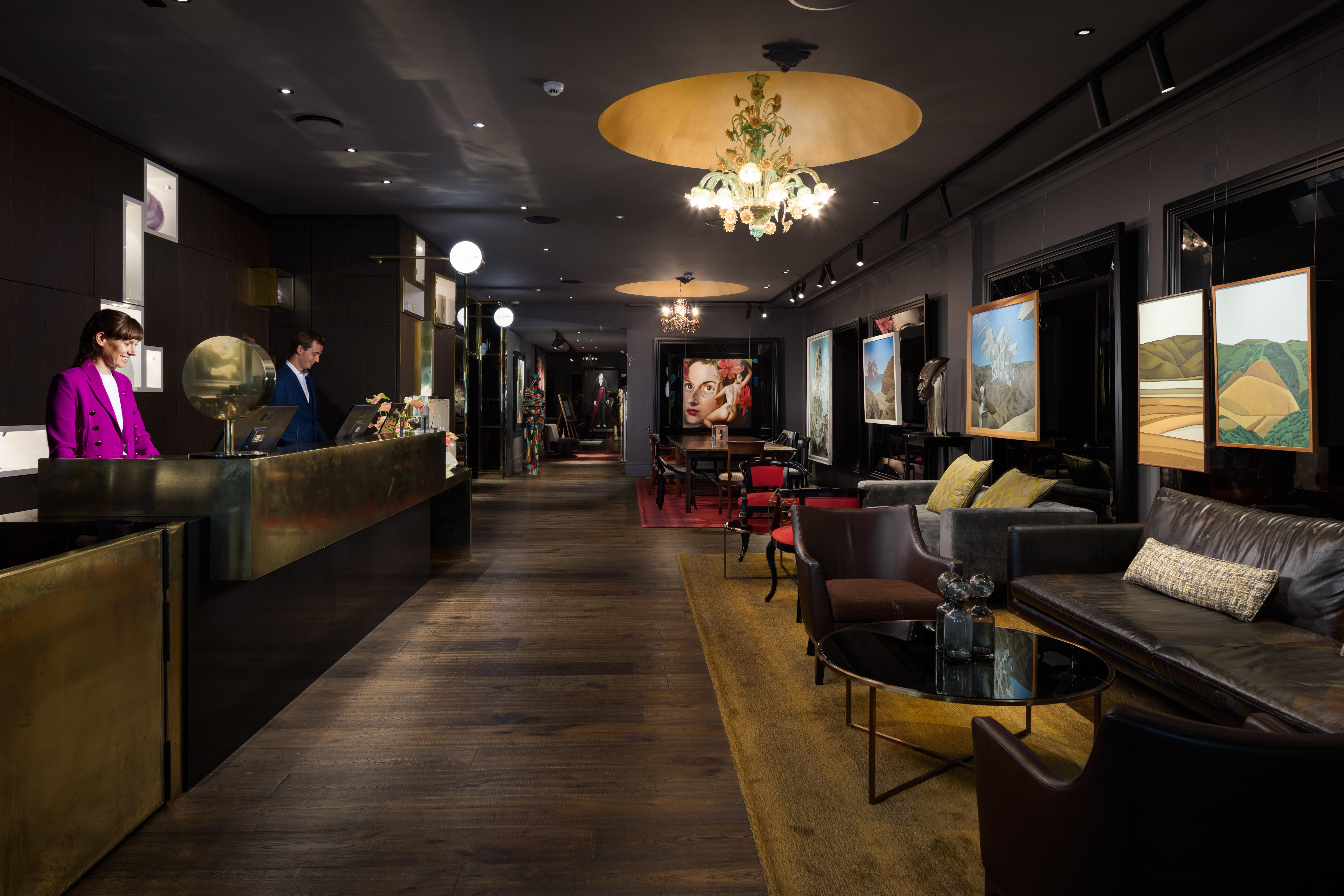 Museum Apartment Hotel, Independent Collection By Evt Wellington Exteriér fotografie The lobby of the hotel